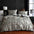 European style washed silk three-piece solid color bed sheet duvet cover