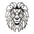 Lion Head Metal Wall Art Decoration