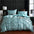 European style washed silk three-piece solid color bed sheet duvet cover