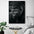 Black Gorilla Canvas, Monkey Wall Art Animal Posters And