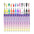 Nail Art Graffiti Pen 12 Colors Set Acrylic Paint Painted